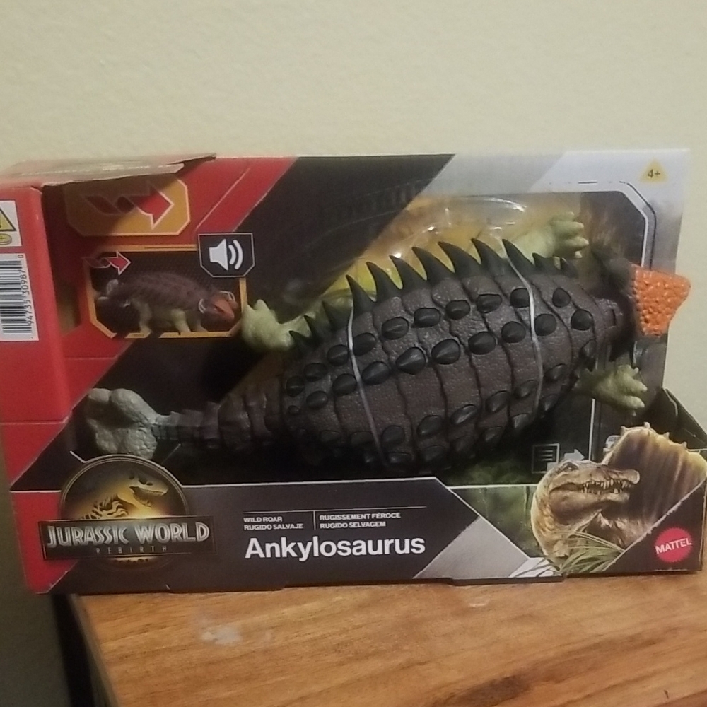 Mattel Jurassic World Ankylosaurus Figure.  From the Jurassic World movie